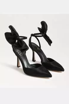 Женские туфли Halie Bow Heel черного цвета Sam Edelman