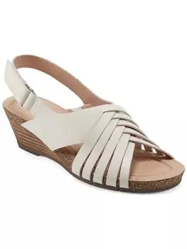 Женские туфли HARTIE с открытым носком на каблуке Earth, белый