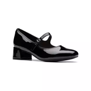 Женские туфли Iridessa Rae на блочном каблуке Clarks, черный