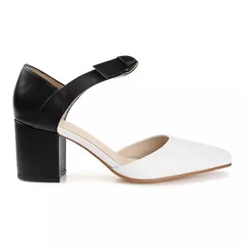 Женские туфли из натуральной кожи Journee Collection Tru Comfort из пены Camille Heels Journee Signature, черный