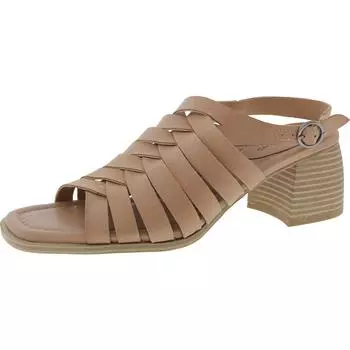 Женские туфли Jacina из кожи с регулируемым блочным каблуком Lucky Brand, цвет dusty sand