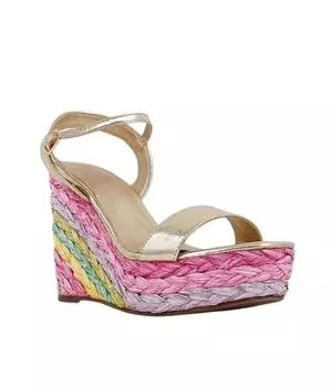 Женские туфли Jacinta Rainbow Wedge в светло-золотом цвете SHU SHOP