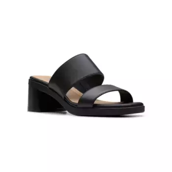 Женские туфли Jaylan dusk на устойчивом каблуке Clarks, черный