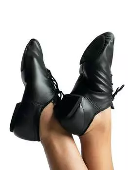 Женские туфли Jazz Oxford серии E — широкие, черного цвета Capezio