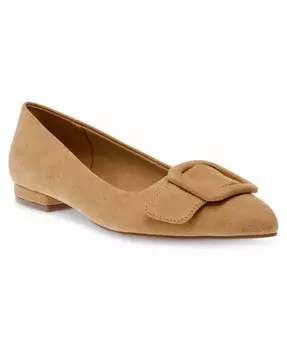 Женские туфли Kalea на плоской подошве с острым носком и пряжкой Anne Klein, белый