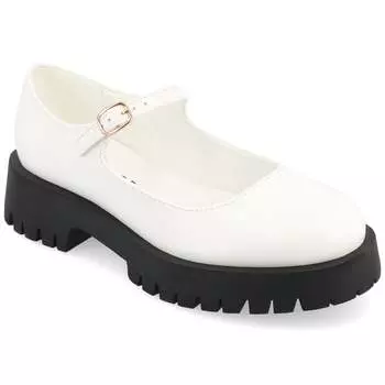 Женские туфли Kamie Flat из коллекции Journee Collection, белый