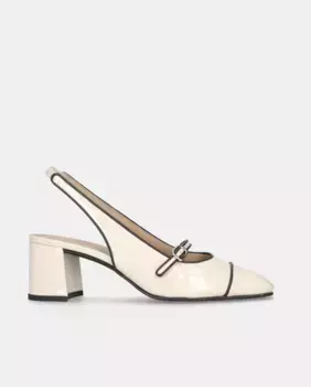 Женские туфли Katherine из лакированной кожи Mascar, цвет Crudo