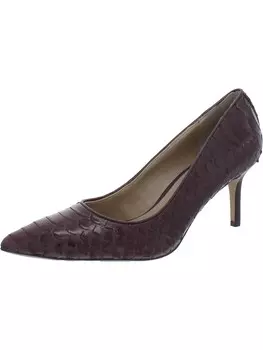 Женские туфли Lanette с острым носком на каблуке с острым носком Lauren Ralph Lauren, цвет Burgandy Snake Print
