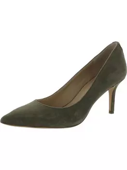 Женские туфли Lanette с острым носком на каблуке с острым носком Lauren Ralph Lauren, цвет Green Kidsuede