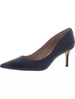 Женские туфли Lanette с острым носком на каблуке с острым носком Lauren Ralph Lauren, цвет Navy Leather