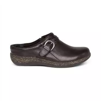 Женские туфли Libby Comfort Clog черного цвета Aetrex