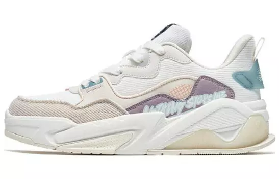 Женские туфли Lifestyle Low-top Белый/фиолетовый/синий Xtep