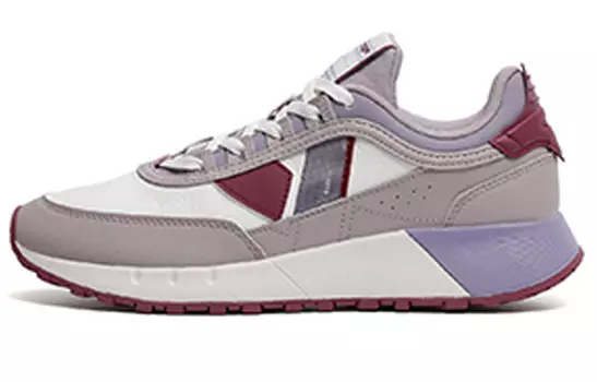 Женские туфли Lifestyle Low-top Серый/белый/фиолетовый Xtep