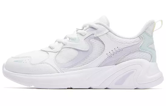 Женские туфли Lifestyle с низким верхом, белые/королевские синие Qiaodan