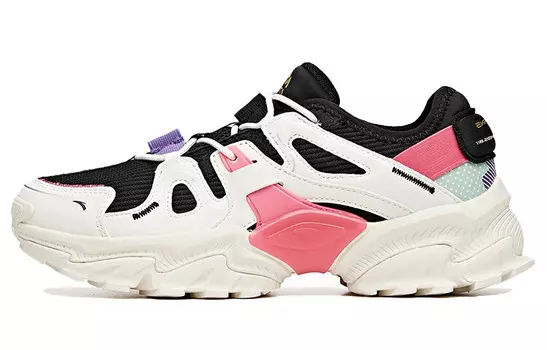 Женские туфли Lifestyle с низким верхом, белые/черные/розовые Anta