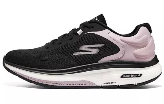 Женские туфли Lifestyle с низким верхом, черные/белые/розовые Skechers