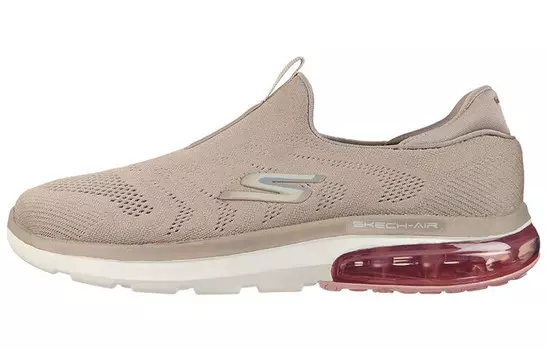 Женские туфли Lifestyle с низким верхом, серо-коричневые/розовые Skechers