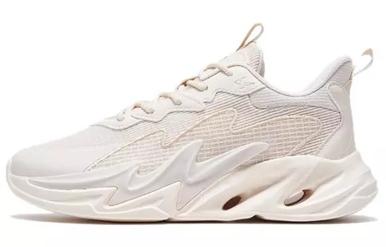 Женские туфли Lightning Lifestyle с низким верхом бежевого/овсяного цвета Xtep