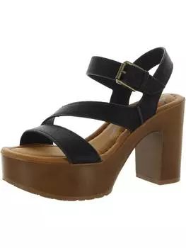 Женские туфли Livia из искусственной кожи с ремешком на щиколотке Zodiac, цвет black synthetic