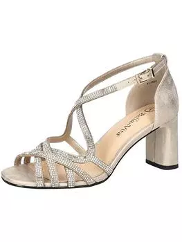 Женские туфли-лодочки Aliette со стразами Bella Vita, цвет soft gold metallic