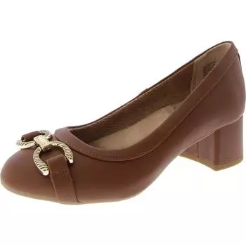 Женские туфли-лодочки Ameriee из искусственной кожи с мягкой стелькой Giani Bernini, цвет cognac smooth