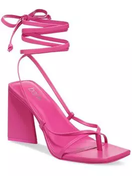 Женские туфли-лодочки AURORAA из искусственной кожи с ремешками Bar III, цвет pink smooth