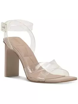 Женские туфли-лодочки Averna с перекрещивающимися спереди ремешками на каблуках INC, цвет clear vinyl