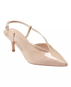 Женские туфли-лодочки Avila на низком каблуке с ремешком Marc Fisher, белый