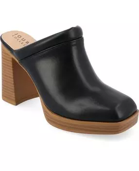 Женские туфли-лодочки без шнуровки на платформе Izara Tru Comfort из пеноматериала Journee Collection, черный