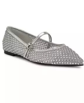 Женские туфли-лодочки Bray Pointy Toe с декором Nine West, серебряный