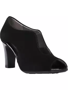 Женские туфли-лодочки Carla с открытым носком LifeStride, цвет Black Suede