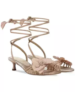 Женские туфли-лодочки Carla Strappy Dress Heels Sam Edelman, коричневый/бежевый