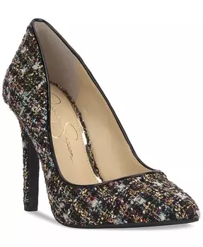 Женские туфли-лодочки Cassani с острым носком Jessica Simpson, черный