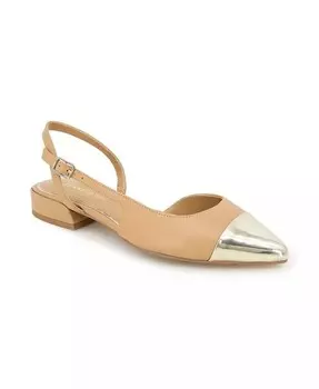 Женские туфли-лодочки Cayla с открытой пяткой Kenneth Cole New York, бежевый