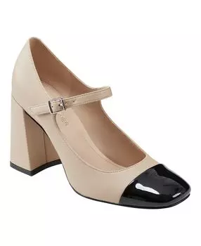 Женские туфли-лодочки Charine с квадратным носком и блочным каблуком Marc Fisher