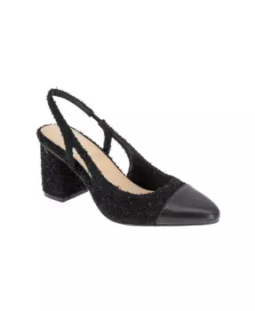 Женские туфли-лодочки Darrin на каблуке с мыском и открытой пяткой BCBGeneration, черный