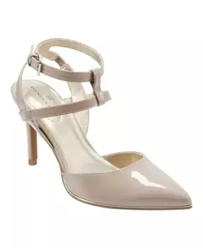 Женские туфли-лодочки Dradella с острым носом и ремешком на щиколотке Bandolino, коричневый/бежевый