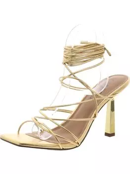 Женские туфли-лодочки Eross Slip On Strappy на каблуках Wild Pair, цвет gold smooth