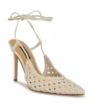 Женские туфли-лодочки Fessla на шпильке с острым носком Nine West, коричневый/бежевый