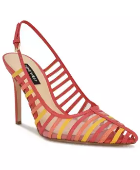 Женские туфли-лодочки Filane на шпильке с острым носом Nine West, красный