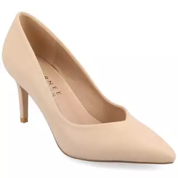 Женские туфли-лодочки Gabriella SuperNatural Shades Tru Comfort Foam из коллекции Journee с острым носком, цвет shell