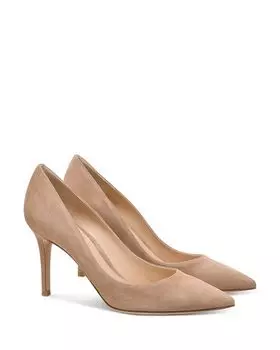 Женские туфли-лодочки Gianvito на высоком каблуке с острым носком Gianvito Rossi, цвет Tan/Beige