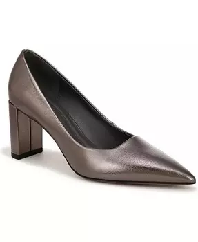 Женские туфли-лодочки Giovanna на блочном каблуке с острым носком Franco Sarto, серый