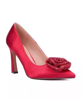 Женские туфли-лодочки Ilyana на каблуке New York & Company, красный