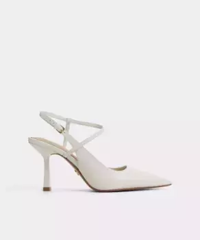 Женские туфли-лодочки из кожи с острым носком Aldo, белый