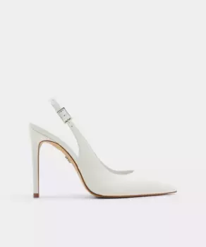 Женские туфли-лодочки из кожи с острым носком Aldo, белый