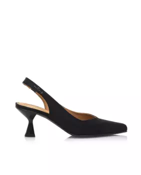 Женские туфли-лодочки из ткани и босоножки на резинке Mustang, черный