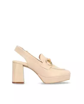 Женские туфли-лодочки из замши с нескользящей подошвой Alpe, цвет Natural