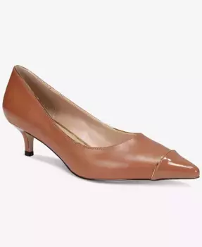 Женские туфли-лодочки Jacey с заостренным носком на низком каблуке THINGS II COME, коричневый