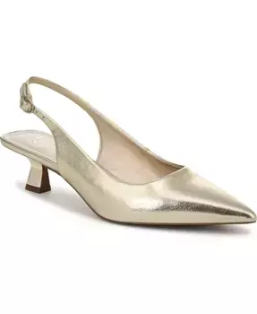 Женские туфли-лодочки Jaden с острым носом и ремешком на пятке Franco Sarto, золотой